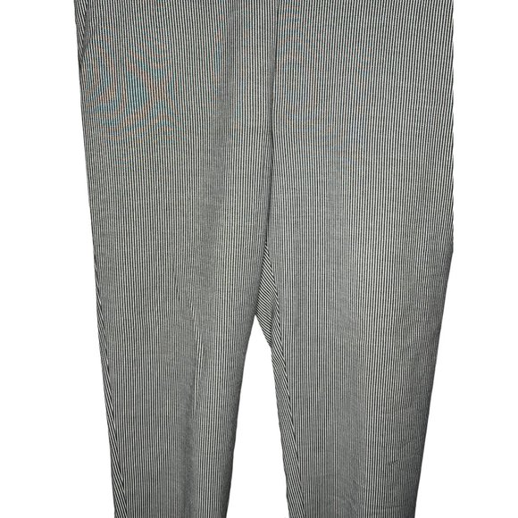 J Jill essential slim ankle size 18 pull up stretch, stripes grey white - Picture 3 of 13